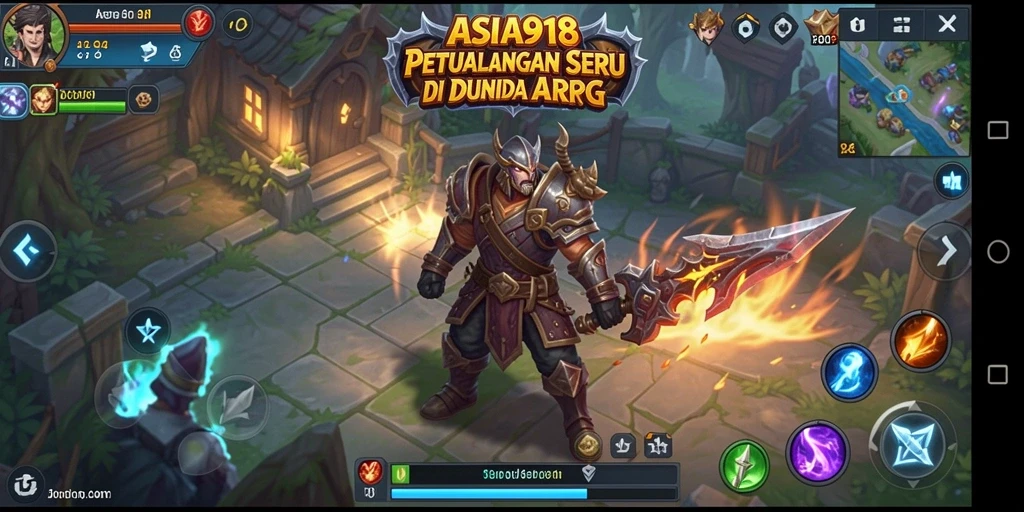 Tampilan gameplay ASIA918 yang mendebarkan dengan pertarungan seru.