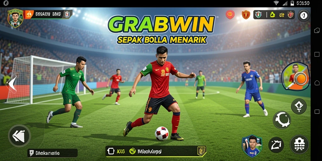 Tampilan gameplay <strong>GRABWIN</strong> yang menegangkan dan realistis.