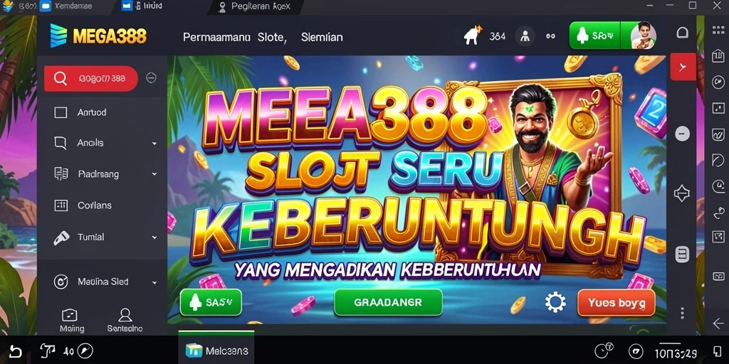 Tampilan gameplay MEGA388 yang menarik dan mengasyikkan.