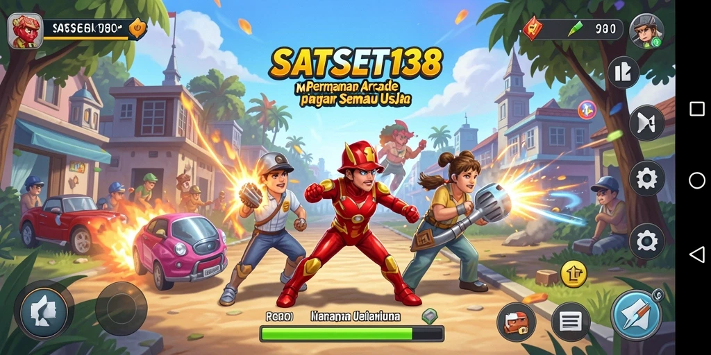 Screenshot permainan SATSET138 dengan visual menawan dan gameplay yang intens.